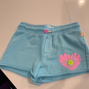 Billieblush Blue Shorts with Pink Flower